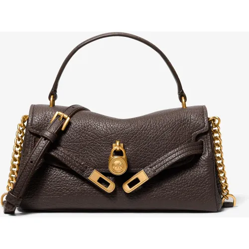 MK Très petit sac à bandoulière souple Hamilton Moderne en cuir texturé - Michael Kors - MICHAEL Michael Kors - Modalova