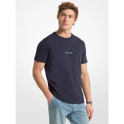 MK T-shirt en jersey de coton à logo graphique - Michael Kors - Michael Kors Mens - Modalova