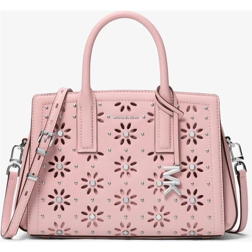 MK Petit sac Laila en cuir découpé au laser travaillé - Michael Kors - MICHAEL Michael Kors - Modalova