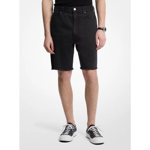 MK Short en denim effiloché - Michael Kors - Michael Kors Mens - Modalova