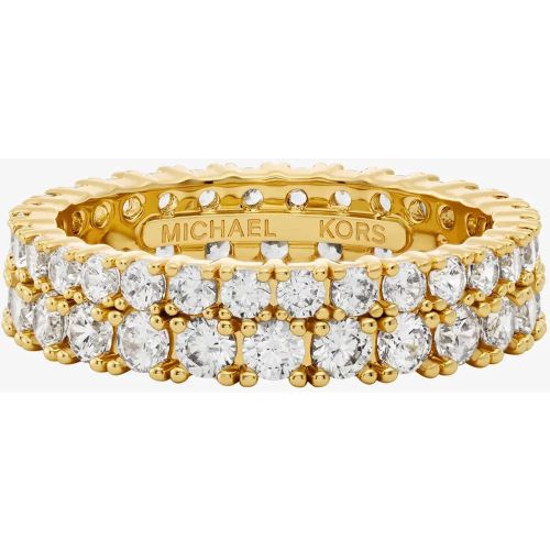 MK Bague double à pierres pavées - Michael Kors - Modalova