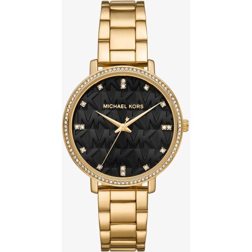 MK Montre Pyper dorée à pierres pavées - Michael Kors - Modalova