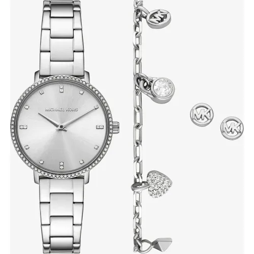 MK Coffret cadeau mini montre Pyper à pierres pavées et bijoux és - Michael Kors - Modalova