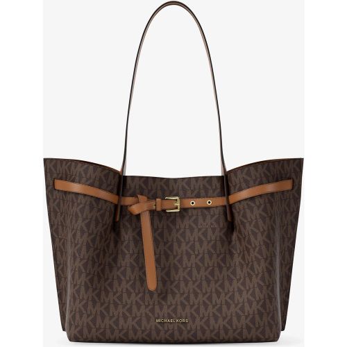 MK Grand cabas Emilia à logo Signature - Michael Kors - MICHAEL Michael Kors - Modalova