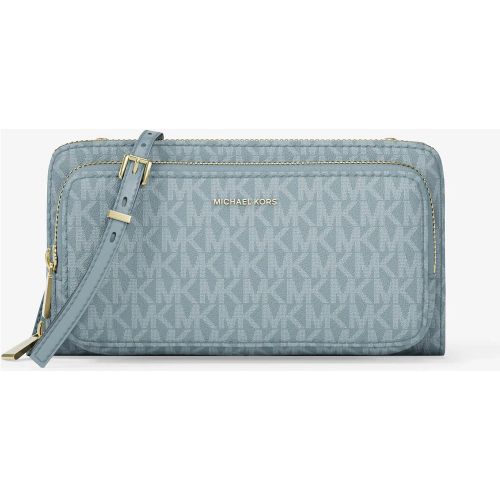 MK Grand sac à bandoulière continental Jet Set à logo Signature - Michael Kors - MICHAEL Michael Kors - Modalova