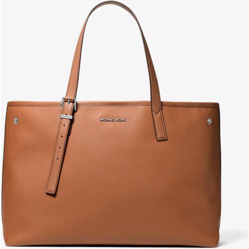 MK Cabas quotidien Hudson de taille moyenne en cuir grainé - Michael Kors - Michael Kors Mens - Modalova