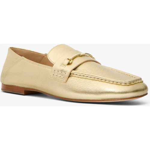 MK Mocassin Lena en cuir métallisé - Michael Kors - MICHAEL Michael Kors - Modalova