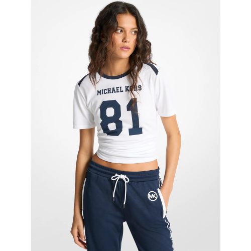 MK T-shirt en jersey de coton à motif graphique - Michael Kors - MICHAEL Michael Kors - Modalova
