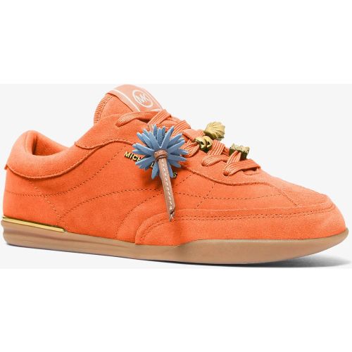 MK Basket Nolan en daim travaillé - Michael Kors - MICHAEL Michael Kors - Modalova