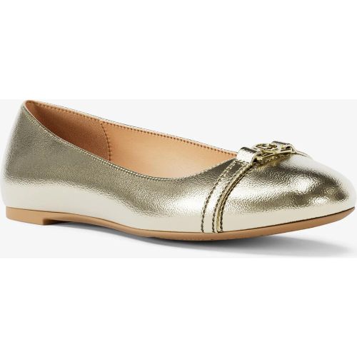 MK Mocassin Mandy en cuir métallisé - Michael Kors - MICHAEL Michael Kors - Modalova