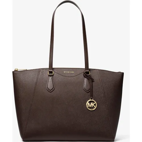 MK Grand cabas Lorita en cuir saffiano - Michael Kors - MICHAEL Michael Kors - Modalova
