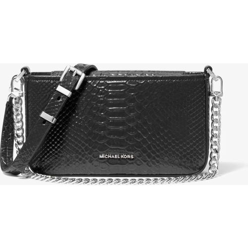 MK Petit sac à bandoulière Bryant convertible en cuir effet serpent en relief - Michael Kors - MICHAEL Michael Kors - Modalova