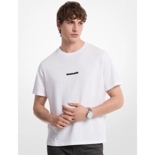 MK T-shirt en coton avec logo - Michael Kors - Michael Kors Mens - Modalova