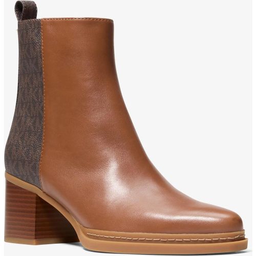 MK Botte Lex en cuir et à logo Signature - Michael Kors - MICHAEL Michael Kors - Modalova