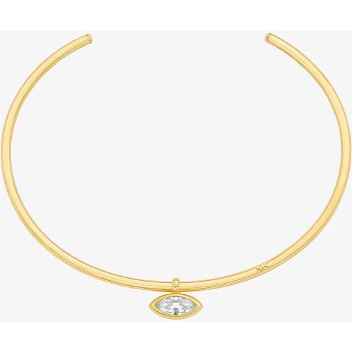 MK Collier ras-du-cou à zircone cubique taille marquise - Michael Kors - Modalova