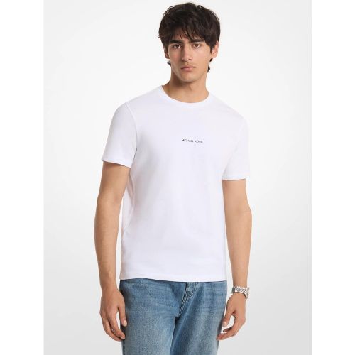 MK T-shirt en jersey de coton à logo graphique - Michael Kors - Michael Kors Mens - Modalova