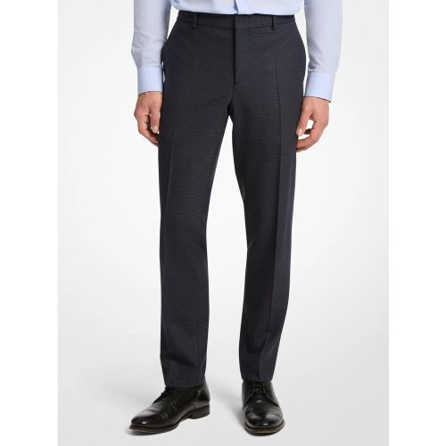 MK Pantalon de costume en laine mélangée à carreaux prince-de-galles - Michael Kors - Michael Kors Mens - Modalova