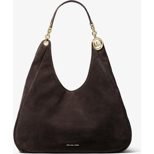 MK Grand sac porté épaule Ellie en daim - Michael Kors - MICHAEL Michael Kors - Modalova
