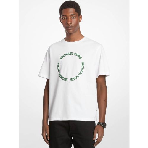 MK T-shirt en coton à logo brodé - Michael Kors - Michael Kors Mens - Modalova