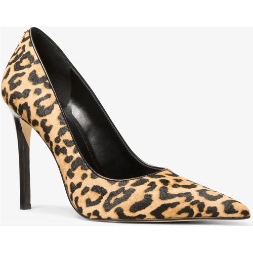 MK Escarpin Elyse en poil de vachette à imprimé léopard - Michael Kors - MICHAEL Michael Kors - Modalova