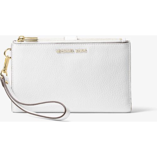 MK Portefeuille Adele en cuir pour smartphone - Michael Kors - MICHAEL Michael Kors - Modalova