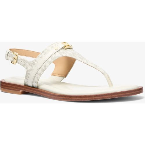 MK Sandale Mandy à logo Signature et bride en T - Michael Kors - MICHAEL Michael Kors - Modalova