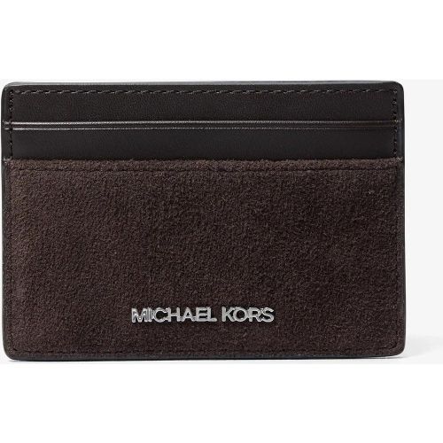 MK Porte-cartes Mason en daim - Michael Kors - Michael Kors Mens - Modalova