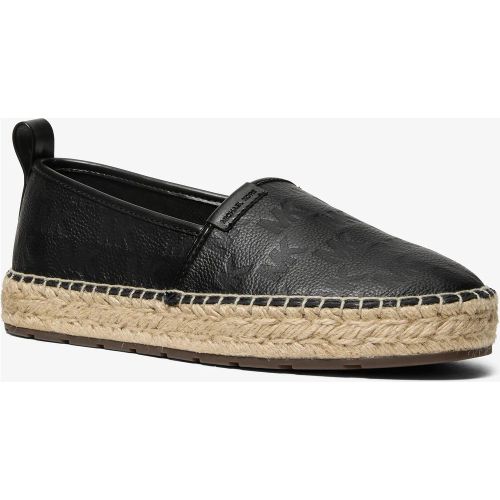 MK Espadrille Elias en cuir avec logo en relief - Michael Kors - Michael Kors Mens - Modalova