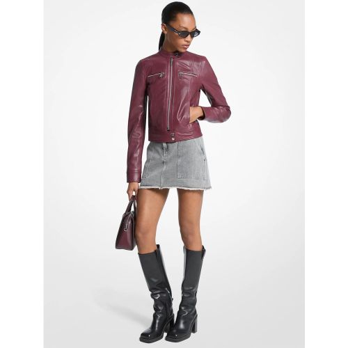 MK Veste en cuir - Michael Kors - MICHAEL Michael Kors - Modalova