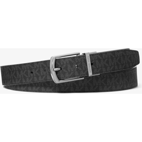 MK Ceinture réversible en cuir et à logo Signature - Michael Kors - Michael Kors Mens - Modalova