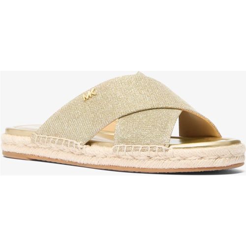 MK Sandale Kenzie en maille chaîne à paillettes - Michael Kors - MICHAEL Michael Kors - Modalova