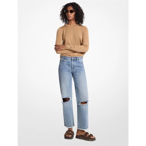 MK Pull en laine mérinos - Michael Kors - MICHAEL Michael Kors - Modalova