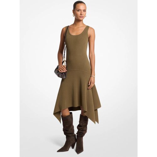 MK Robe mouchoir sans manches en maille extensible - Michael Kors - MICHAEL Michael Kors - Modalova