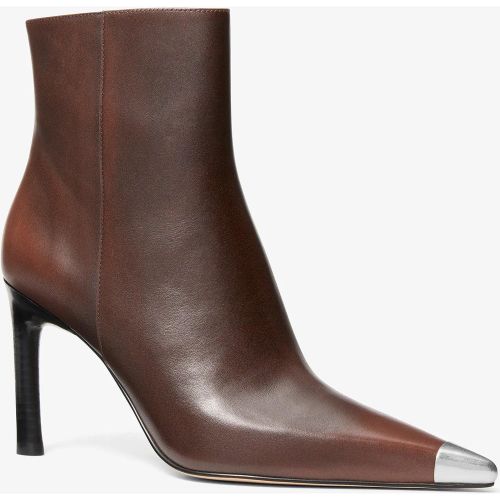 MK Botte Kasia en cuir bruni - Michael Kors - MICHAEL Michael Kors - Modalova