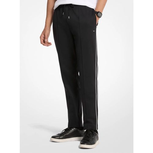 MK Pantalon de survêtement en nylon extensible à passepoils contrastés - Michael Kors - Michael Kors Mens - Modalova