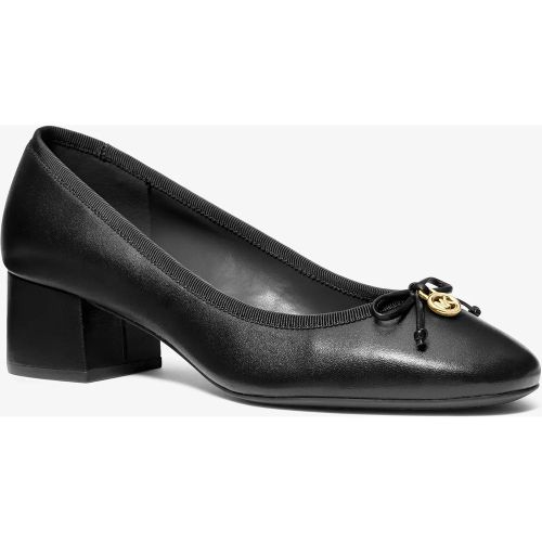 MK Escarpin Piper Flex en cuir à talon bloc - Michael Kors - MICHAEL Michael Kors - Modalova