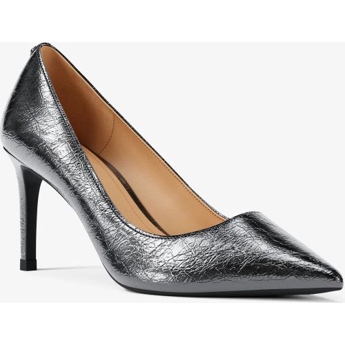 MK Escarpin Alina Flex en cuir métallisé craquelé - Michael Kors - MICHAEL Michael Kors - Modalova