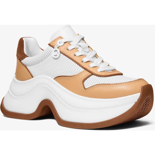 MK Basket Arla en cuir - Michael Kors - MICHAEL Michael Kors - Modalova