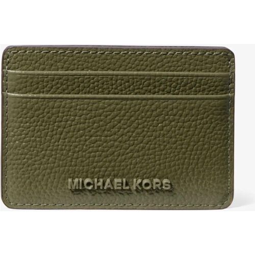 MK Porte-cartes Jet Set en cuir grainé - Michael Kors - MICHAEL Michael Kors - Modalova