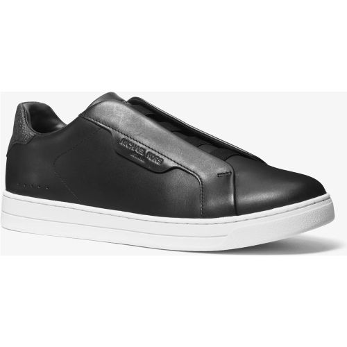 MK Basket Keating en cuir sans lacets - Michael Kors - Michael Kors Mens - Modalova