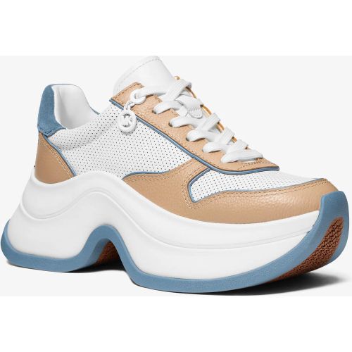 MK Basket Arla en cuir - Michael Kors - MICHAEL Michael Kors - Modalova