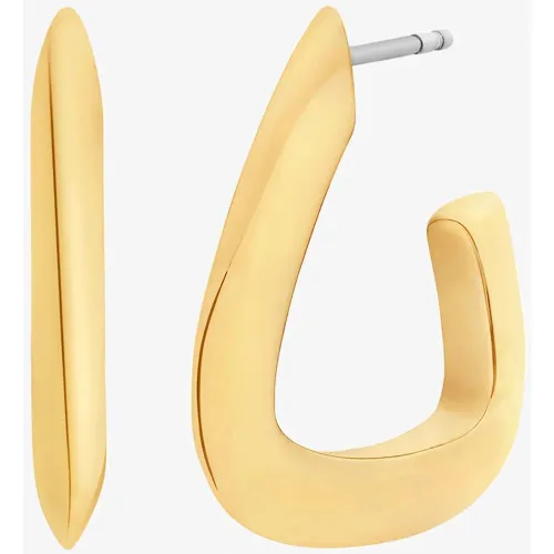 MK Boucles d'oreilles créoles carrées - Michael Kors - Modalova