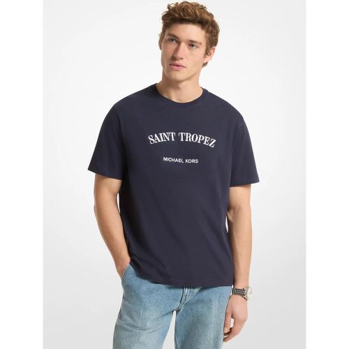MK T-shirt en jersey de coton Saint-Tropez - Michael Kors - Michael Kors Mens - Modalova