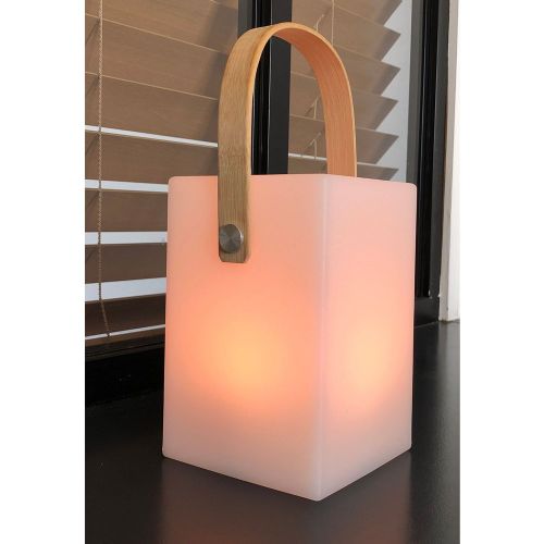 Lampe de table LED cubique Lisboa - Wilsa Garden - Modalova