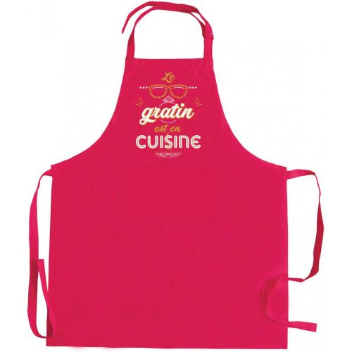 Tablier de cuisine peps recyclé avec poche - Le Gratin - Winkler - Modalova