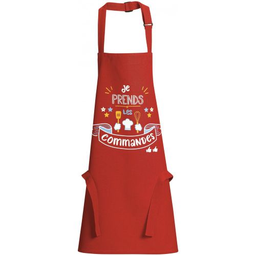 Tablier de cuisine enfant Je prends les commandes - Winkler - Modalova