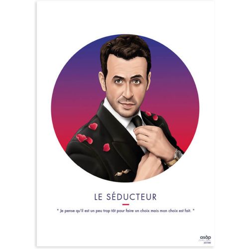 Affiche Le Séducteur - Asåp Creative Studio - Modalova