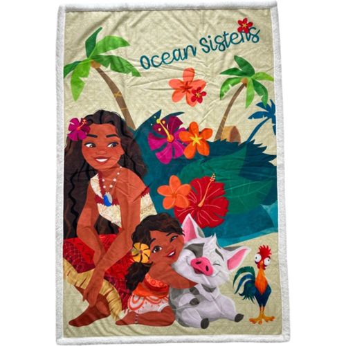 Plaid sherpa Vaiana Sœurs De L'ocean - Homadict - Modalova
