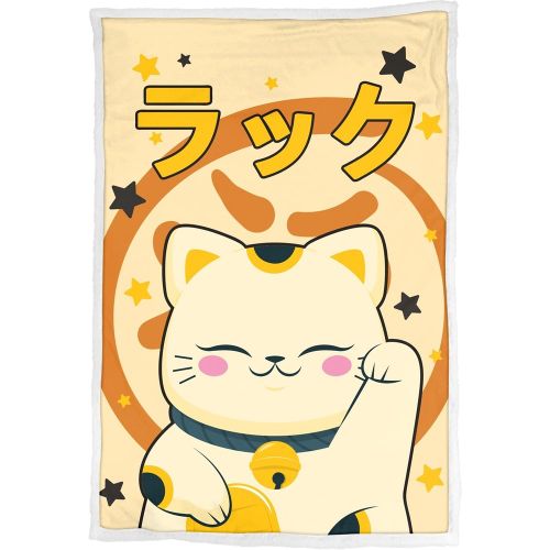 Plaid sherpa Maneki Neko - Homadict - Modalova