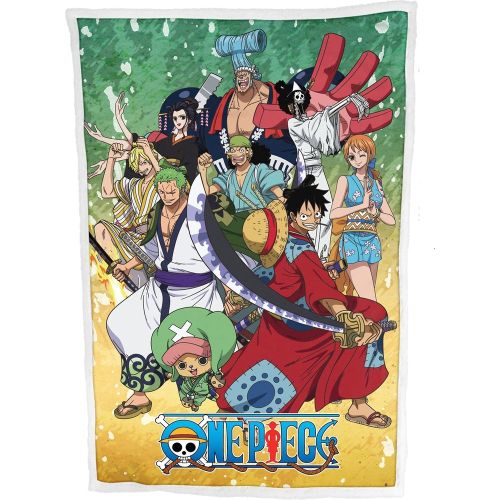 Plaid sherpa enfant One Piece Wano - Homadict - Modalova
